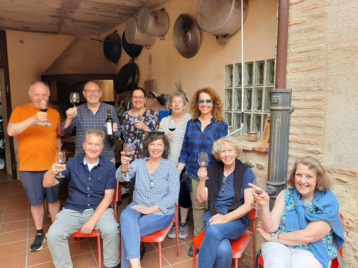 Wine taste in North Spain learning Spanish